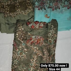 Organza salear kamez